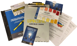 Lumacurve Airfield Signs