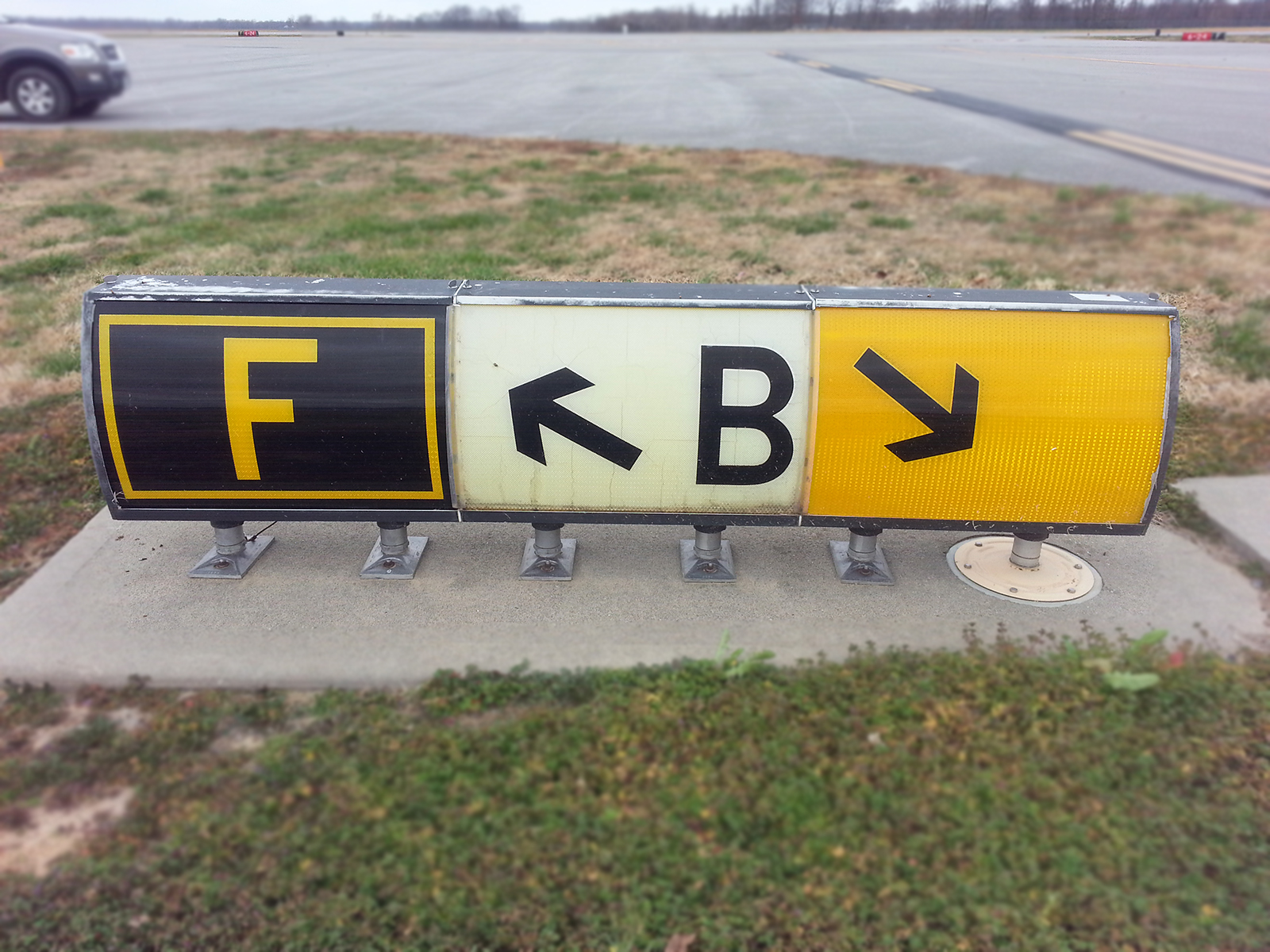 Lumacurve Airfield Signs