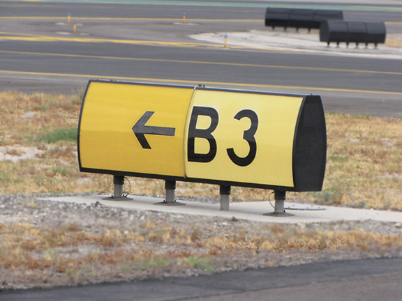 Lumacurve Airfield Signs