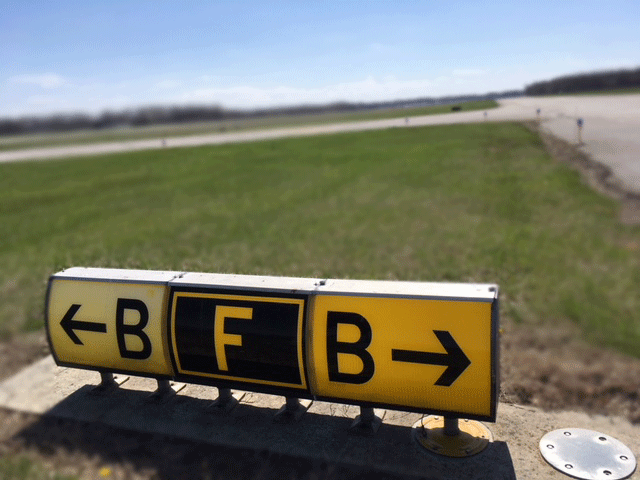 Lumacurve Airfield Signs