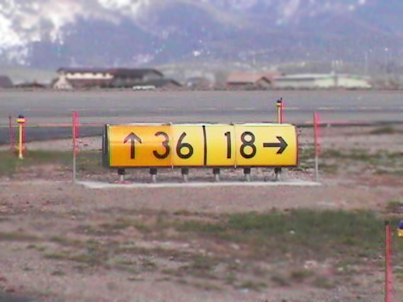 Lumacurve Airfield Signs